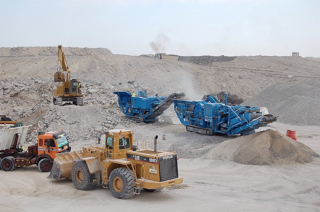Southwest Global Crushers at Work Site - Used Construction Machines for Sale